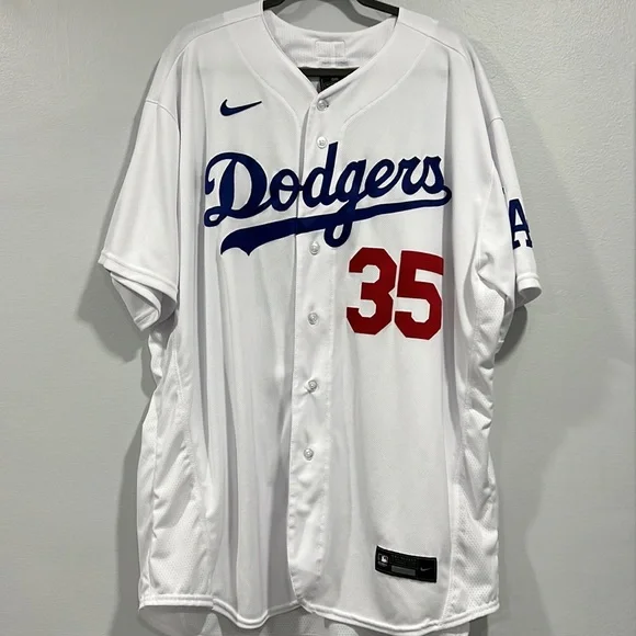 Men's Los Angeles Dodgers Cody Bellinger Nike White Home Authentic Player Jersey
